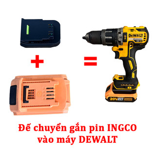 Đế chuyển pin ingco - total p20s maxshare dùng cho máy dewalt 20v hình ảnh thực tế