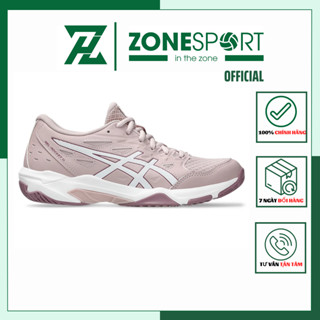 Giày Asics Rocket 11 Hồng và Trắng - Giày Chuyên Bóng Chuyền, Cầu Lông, Tennis đế đệm gel êm ái