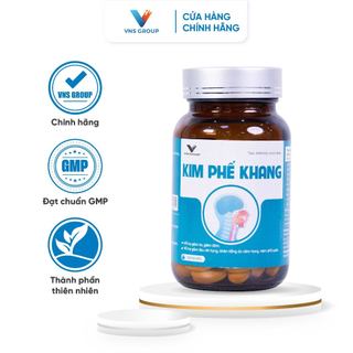Viên uống giảm ho đau rát họng Kim Phế Khang VNS Group tăng cường đề kháng hộp 60 viên