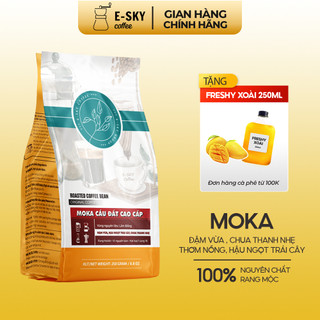 Cà Phê Nguyên Chất Moka Cầu Đất E-sky Coffee Rang Mộc Thượng Hạng Pha Phin Pha Máy Cold Brew 250g
