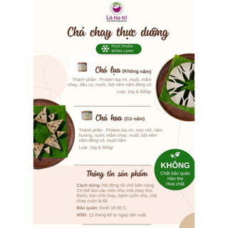 GIÒ LỤA CHAY THỰC DƯỠNG -  LÁ TÍA TÔ