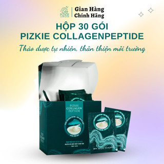 Collagen Cá Hồi Giúp Trẻ Hóa, Giảm Nếp Nhăn, Tàn Nhang, Mụn Hộp 30 Gói 5gr COLLAGEN PEPTIDE PIZKIE
