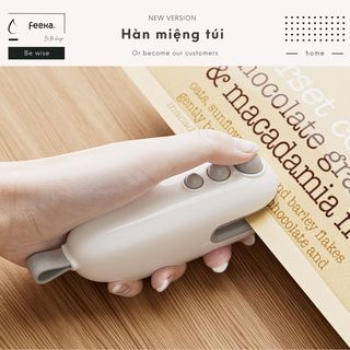  Máy hàn kẹp miệng túi bảo quản thực phẩm máy hàn miệng túi mini tiện dụng 