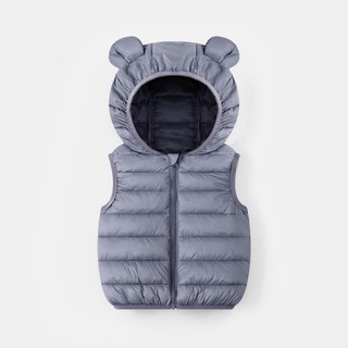 Áo phao Gile tai gấu siêu nhẹ cho bé 8-15kg