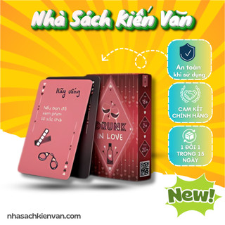 Bộ bài Truth Game Drunk In Love- Say Tình - 55 lá luật chơi đơn giản dành cho cặp đôi tại các bữa tiệc