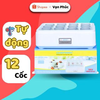 Máy làm sữa chua tự động CHEFMAN CM321T giúp mang lại hương vị sữa chua lên men tự nhiên-BH 12 tháng