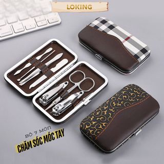 Bộ dụng cụ làm móng tay, chân 7 món tiên dụng chăm sóc cá nhân - LOKING