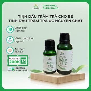 Tinh dầu tràm trà cho bé - tinh dầu tràm trà úc nguyên chất maloby