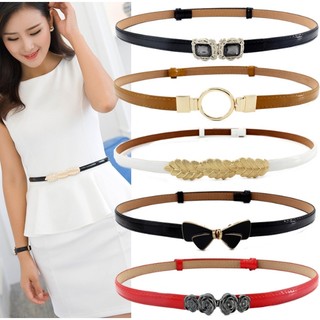 💥100 mẫu💥 thắt lưng bản nhỏ da pu - đai váy - đai áo thời trang
