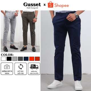 Quần kaki, quần kaki nam, chất liệu co giãn vô cùng thoải mái, dáng chuẩn ống côn vô cùng trẻ trung năng động