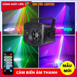 Đèn Laser 2 Cửa Kết Hợp Moving Led 6 Mắt - Nháy theo nhạc | Đèn Laser Phòng Bay| Phòng Karaoke| Sân Khấu Vũ trường