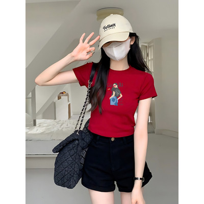 Áo croptop nữ ôm chất liệu thun cotton Loza CR7439