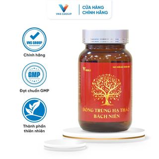Viên uống đông trùng hạ thảo Bách Niên VNS Group hộp 60 viên