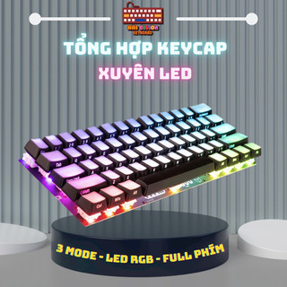 Tổng hợp keycap xuyên led | keycap cho bàn phím cơ