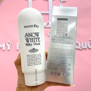 Kem Ủ Trắng Toàn Thân Secret Key Snow White Milky Pack 200ml Dưỡng Thể Body