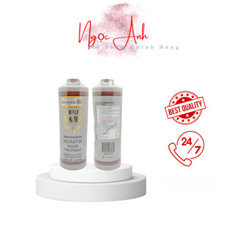 Hấp Tóc Keratin Nano Complex ( Hấp Nano Xám) - Chuyên Phục Hồi Tóc Nát, Cháy 1000ML