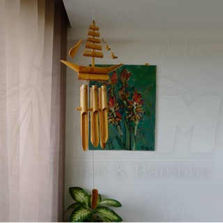 Chuông gió tre, chuông gió trúc (hình thuyền lớn)
