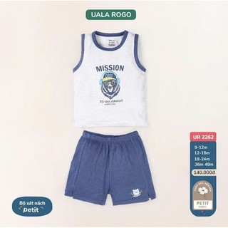 Bộ sát nách Uala Rogo chất petit 9M-48M UR067, UR498