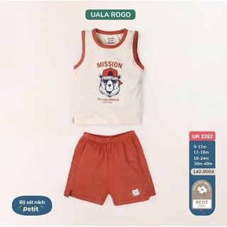 Bộ sát nách Uala Rogo chất petit 9M-48M UR067, UR498