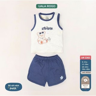 Bộ sát nách Uala Rogo chất petit 9M-48M UR067, UR498