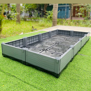 Chậu ghép thông minh HDPE/PP 200x100x23cm: Thẩm mỹ, bền bỉ, dễ lắp đặt, phù hợp mọi cây trồng đô thị