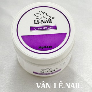 Gel đắp móng Li-nail chính hãng chất đậm đặc không nóng, màu trong suốt (20g)