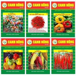 Hạt giống Ớt nảy mầm tốt, trồng quanh năm, Hạt giống rau củ quả trồng chậu - Hạt giống CANH NÔNG