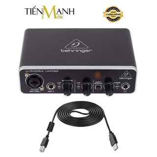 [Chính Hãng] Soundcard Behringer U-Phoria UMC22 - Bộ Thu Âm, Livestream Sound Card USB Audio Interface