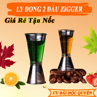 Ly đong 2 đầu nhựa -zigger 2 đầu, ly zigger 2 đầu nhựa 10-20cc - 20-40cc, dụng cụ pha chế.