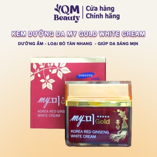Kem dưỡng da My Gold hồng sâm đỏ Hàn Quốc Red Ginseng White Cream 50ml dưỡng trắng sáng da