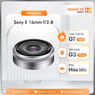 Ống kính Sony 16mm F2.8 ngoại hình khá