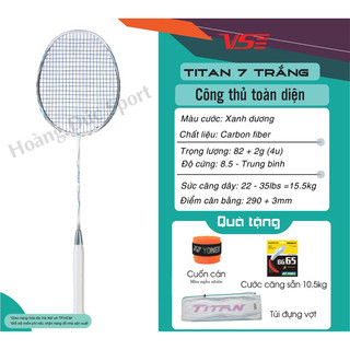  Vợt cầu lông VS Blade 7000,7100,7200,7300 tặng cước căng luôn 11kg màu ngẫu nhiên,tặng cuốn cán,tặng túi đựng vợt 