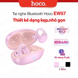 Tai nghe Bluetooth V5.3 Hoco EW57 thiết kế kẹp vành tai tiện lợi nhỏ gọn, sử dụng lên đến 11 giờ, pin khủng 450mAh