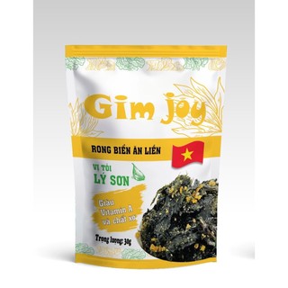 Rong biển ăn liền/ Rong biển Gimjoy 30g vị Tỏi Lý Sơn