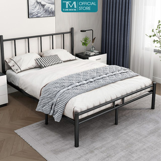  Giường sắt khung đen chắc chắn thiết kế sang trọng đơn giản thương hiệu TAMI - GM158 