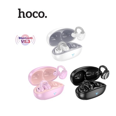 Tai nghe Bluetooth V5.3 Hoco EW57 sử dụng lên đến 11 giờ, pin khủng 450mAh thiết kế kẹp vành tai tiện lợi nhỏ gọn