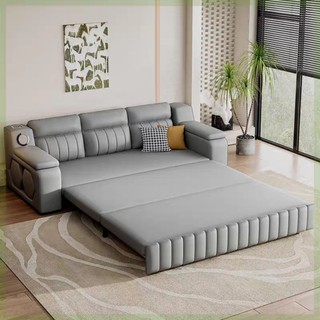 Sofa Giường Thông Minh, Toàn Bộ Khung Thép Không Gỉ, Giường Xếp Gấp Gọn Hình Thú, Có Loa BlueTooth, Đệm Xơ Dừa Cao Cấp