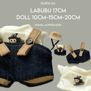"có sẵn"labubu 17cm- quần áo, phụ kiện labubu 17cm +doll 10cm-15cm-20cm