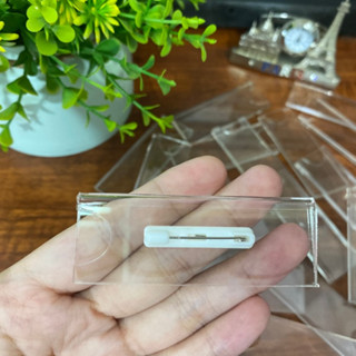 10 chiếc Thẻ tên nhân viên học sinh Mica - Bảng tên nhân viên ghim cài giá rẻ