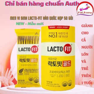 [Chuẩn Auth Hàn] Men Vi Sinh LACTO FIT Hộp 50 gói Ổn Định Hệ Tiêu Hóa Cho Cả Gia Đình