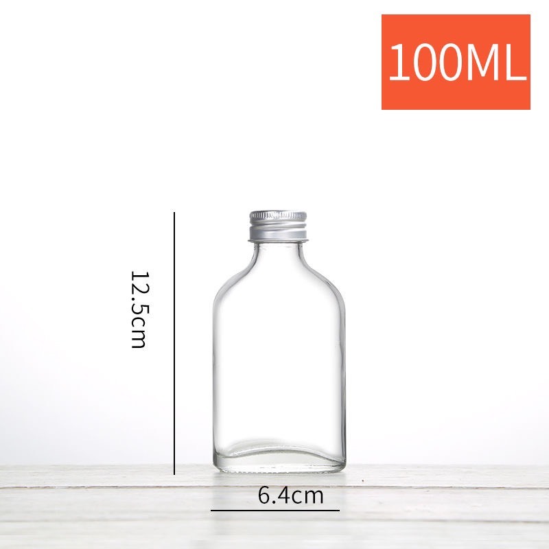 Chai Thủy Tinh Vuông Dẹp 100ml