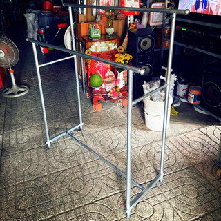 Sào phơi đồ Sắt tráng kẽm - Sào inox Chống rỉ sét hàng cực dày chịu nặng 80kg [nhiều  phân loại]