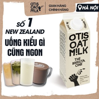 Sữa Yến Mạch OTIS OAT MILK The Barista One Không Đường, Hỗ Trợ Giảm Cân, Eat Clean - Hộp 1 Lít