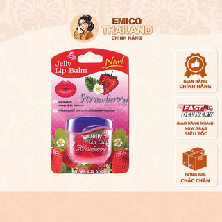 Son Dưỡng Môi Jelli Balm Strawberry Vị Dâu 9gram Thái Lan