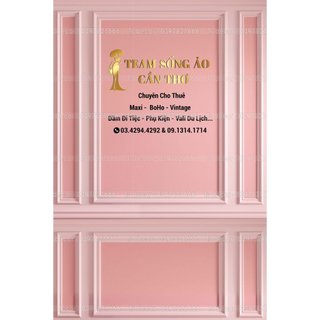 Phông Nền Livestream Màu Hồng 3D 5D-Miễn Phí Chèn Logo