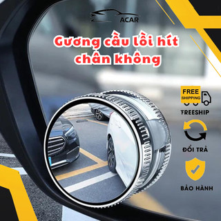 Gương Cầu Lồi Hút Chân Không Gắn Kính Chiếu Hậu Ô Tô Tiện Lợi, Gương Gắn Kính Chiếu Hậu Ô Tô Xoay 360 Độ