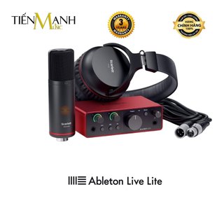   Chính Hãng BH 3 Năm  Full Bộ Focusrite Solo Studio Gen 4 - Soundcard Audio Interface Scarlett Bộ Thu Âm Focus USB 