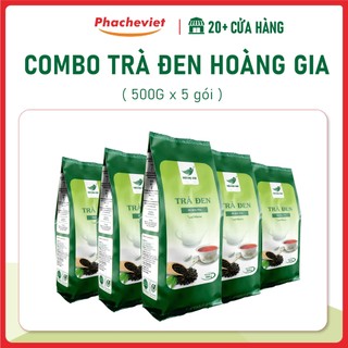 Combo 5 gói trà đen hoàng gia 500g
