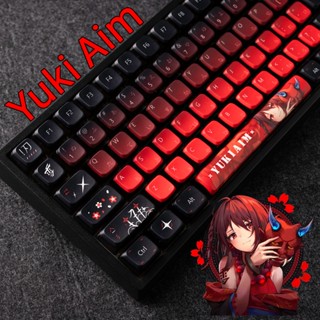 Keycap Yuki Aim | PBT dyesub | MDA profile | Nút bàn phím cơ rẻ đẹp