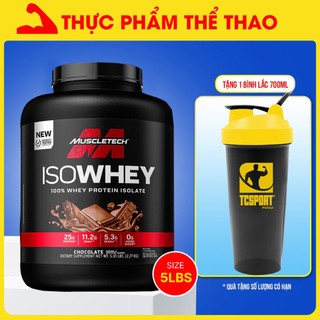 Sữa Tăng Cơ ISO WHEY 5lbs (2.27kg) - Hỗ trợ tăng khối lượng cơ bắp -  Chính Hãng MUSCLETECH